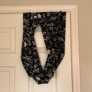 Floral patterned infinity scarf